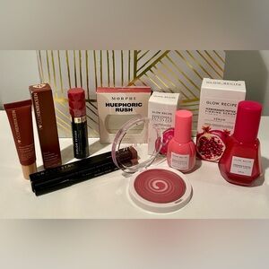 Glo Recipe,Morphe, olehenriksen,Anastasia Beverly Hills, milani mauve love set!